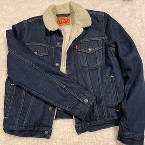 Levi’s Trucker Jean Jacket Sherpa Lined